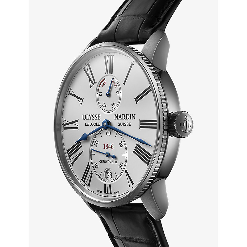 Shop Ulysse Nardin Men's Stainless Steel 1183-310-3/40 Marine Torpilleur Stainless Steel Automatic Watch