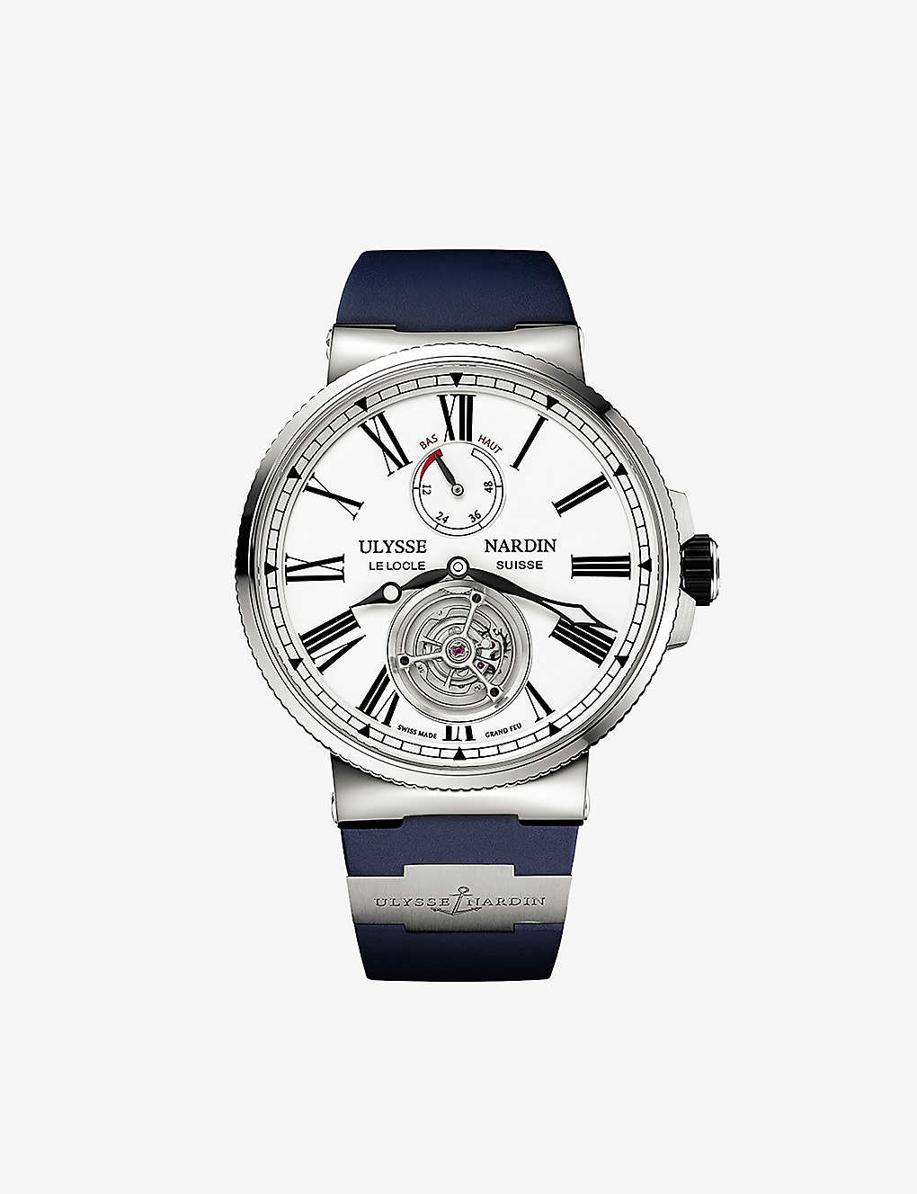 Ulysse Nardin 1283-181-3/e0 Marine Tourbillon Stainless Steel Automatic Watch