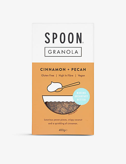 SPOON: Cinnamon and pecan gluten-free granola 400g