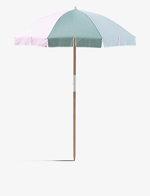SUNNYLIFE: Sorbet Scoops wooden beach umbrella 155cm