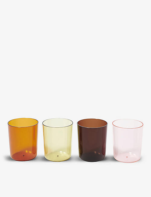 SUNNYLIFE: Poolside tinted highball glasses set of four