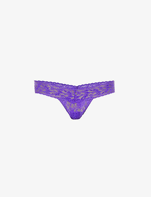HANKY PANKY: Signature low-rise lace thong