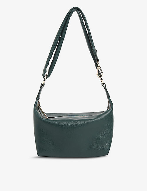 WHISTLES: Nessie slouchy leather bag
