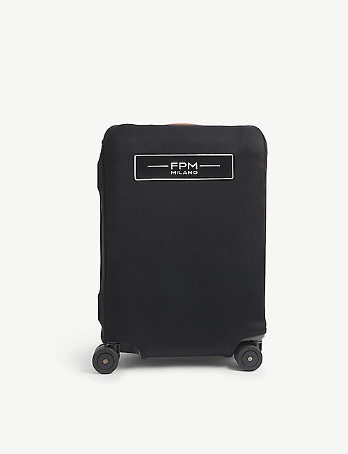 FPM - FABBRICA PELLETTERIE MILANO: Bank Spinner 53 logo-print neoprene suitcase cover