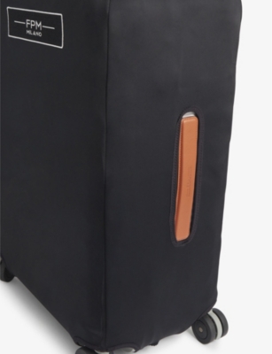 FPM - FABBRICA PELLETTERIE MILANO: Bank Spinner 68 logo-print neoprene suitcase cover