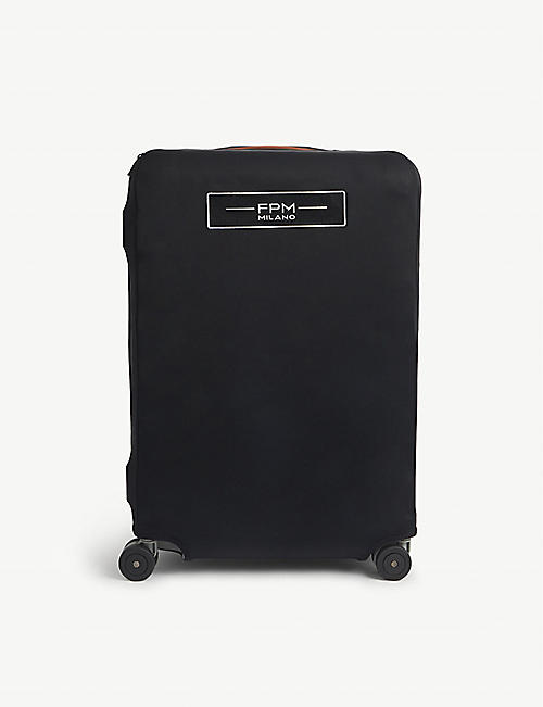 FPM - FABBRICA PELLETTERIE MILANO: Bank Spinner 68 logo-print neoprene suitcase cover