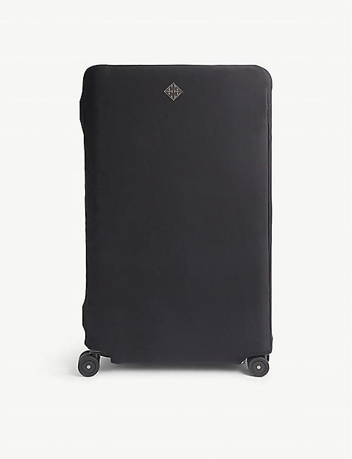 FPM - FABBRICA PELLETTERIE MILANO: Bank Spinner 84 logo-print neoprene suitcase cover