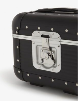 FPM - FABBRICA PELLETTERIE MILANO: Bank aluminium vanity case 26cm x 33cm