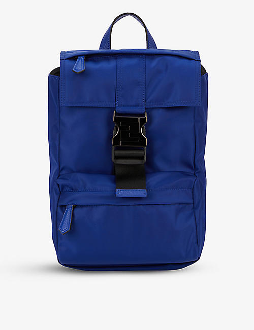 FENDI: Baguette mini shell and leather backpack