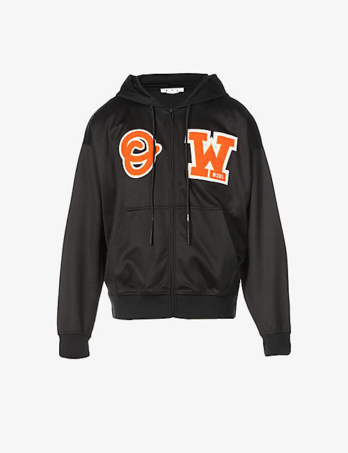 OFF-WHITE C/O VIRGIL ABLOH: Brand-patch zipped shell hoody