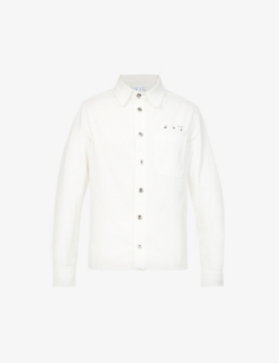 OFF-WHITE C/O ABLOH - Logo-print shirt | Selfridges.com