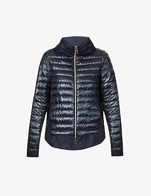 HERNO: Quilted shell-down jacket