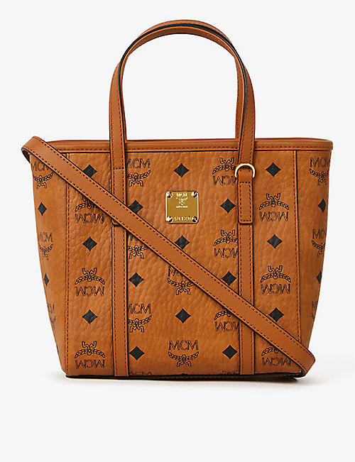 MCM: Toni Visetos medium leather shopper bag