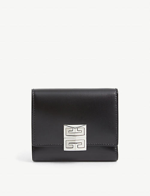 GIVENCHY: 4G leather trifold wallet