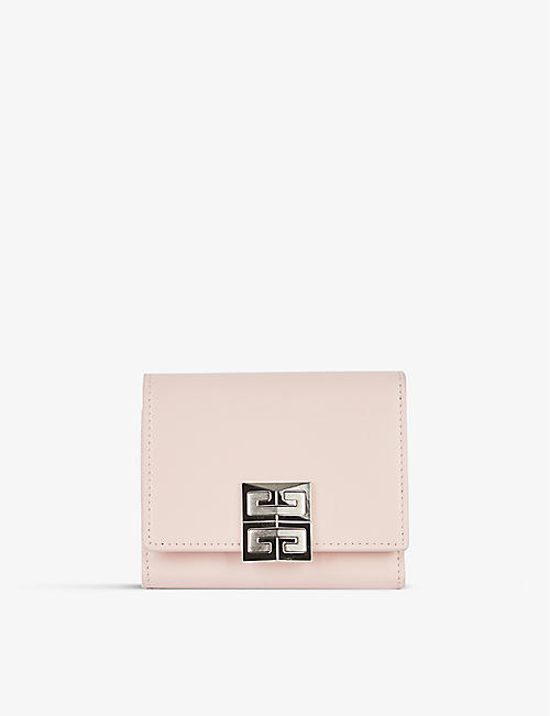 GIVENCHY: 4G-branded leather trifold wallet