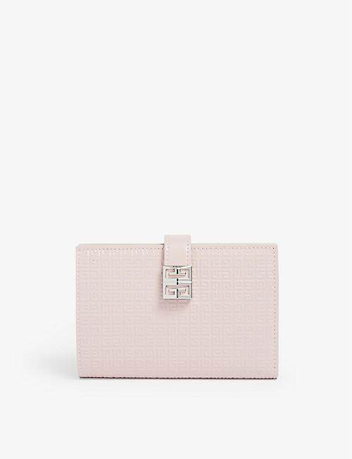 GIVENCHY: 4G-clasp leather bifold wallet