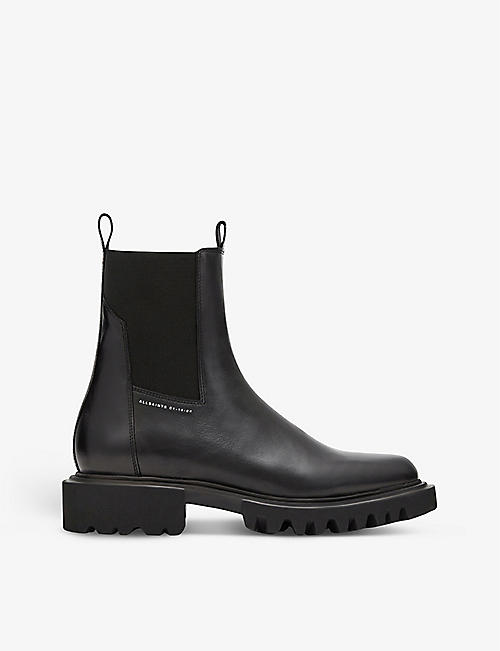 ALLSAINTS: Hayley elasticated leather Chelsea boots