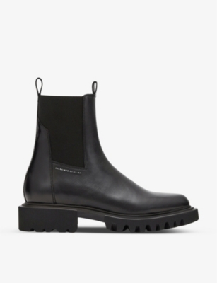 Allsaints Hayley Leather Chelsea Boots In Black
