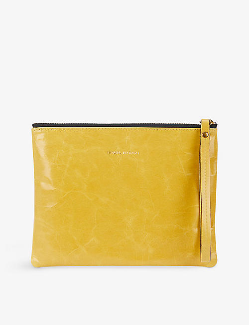 ISABEL MARANT: Netah leather pouch