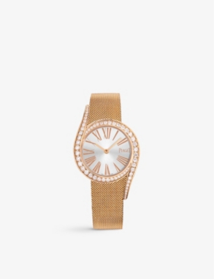 PIAGET: G0A42213 Limelight Gala 18ct rose-gold and 0.92ct round-cut diamond quartz movement