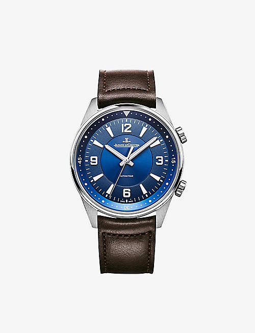 JAEGER-LECOULTRE: Q9008480 Polaris titanium and leather automatic watch