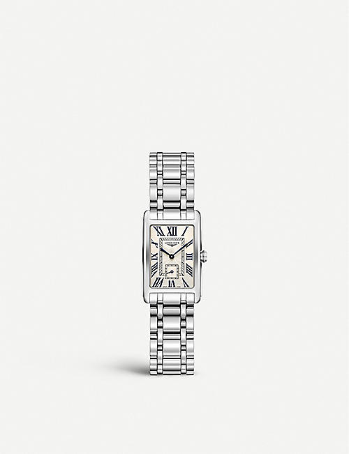 LONGINES: L5.255.4.71.6 DolceVita stainless steel quartz watch