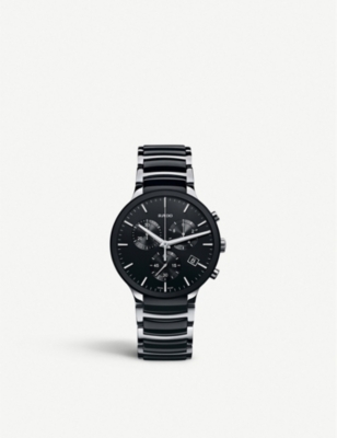 Rado R30130152 Centrix Stainless-steel And Ceramic Quartz Watch In Stainless Steel