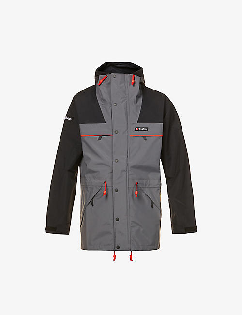 BERGHAUS: Tempest 89 brand-patch shell hooded jacket