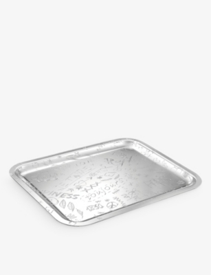 Christofle Graffiti Silver-plated Tray 36cm