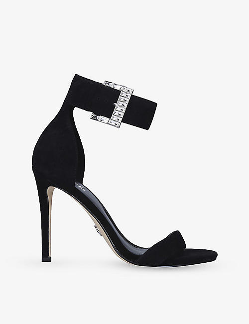 MICHAEL MICHAEL KORS: Giselle jewelled-buckle leather sandals