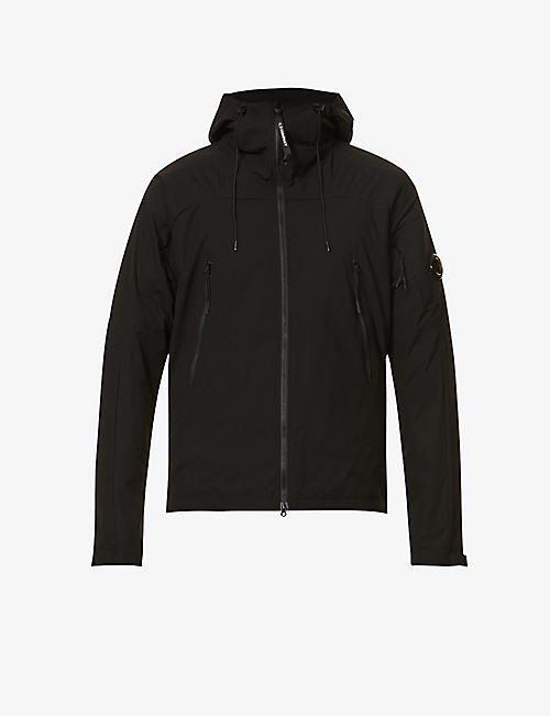 CP COMPANY: Pro-tek brand-patch shell hooded jacket