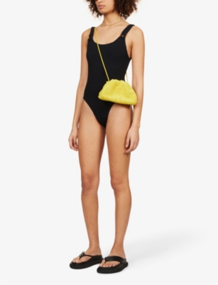 Hunza G Domino Scooped-back Swimsuit In Black