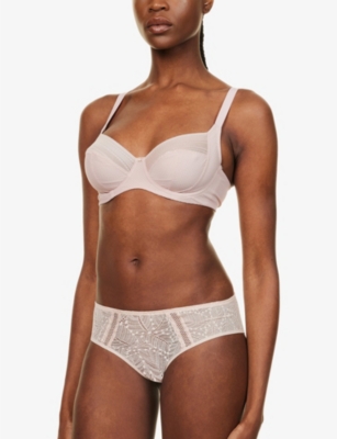 PANACHE: Serene V-neck stretch-woven bra