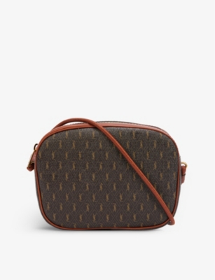 Le Monogramme Mini Camera Shoulder Bag in Brown Saint Laurent