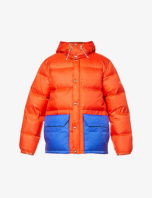 THE NORTH FACE: Colour Block Sierra branded shell puffer jacket