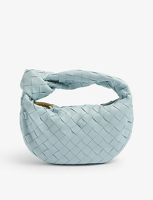 BOTTEGA VENETA: Jodie Knot mini leather top handle bag