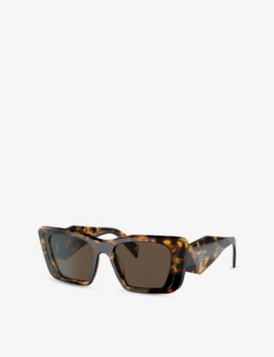 Prada Womens Pr 08ys Butterfly-frame Acetate Sunglasses