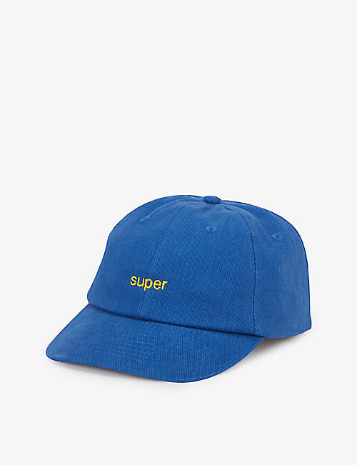 SUPER MOUNTAIN MARKET: Logo-embroidered cotton-twill baseball cap