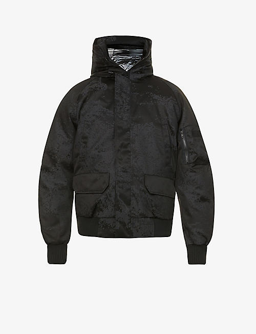 CANADA GOOSE: Chilliwack Holiday high-neck shell-down hooded jacket