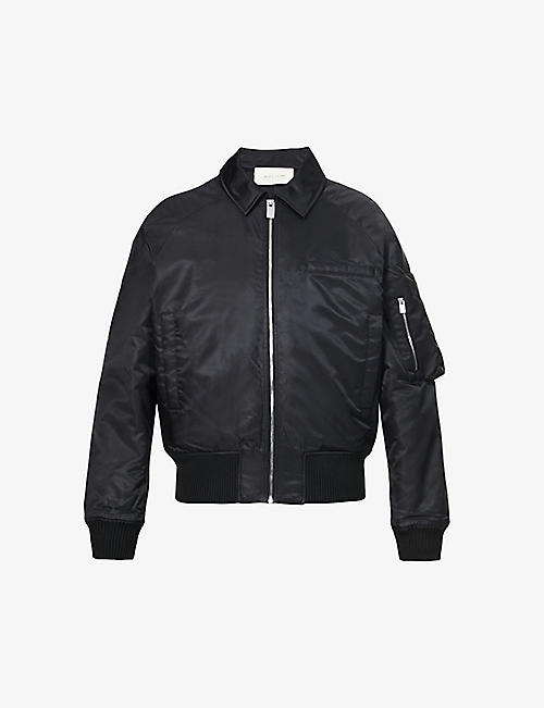 1017 ALYX 9SM: Collared relaxed-fit shell bomber jacket