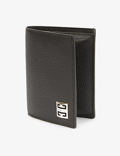 GIVENCHY: 4G logo-plaque leather wallet
