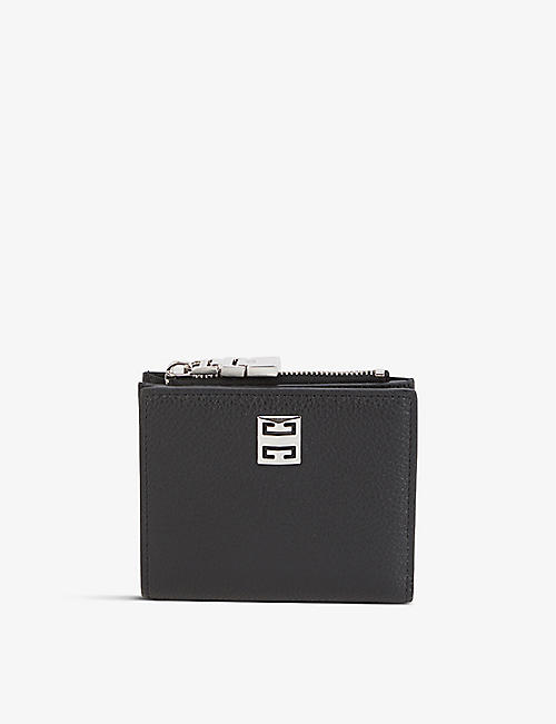GIVENCHY: 4G brand-plaque leather wallet