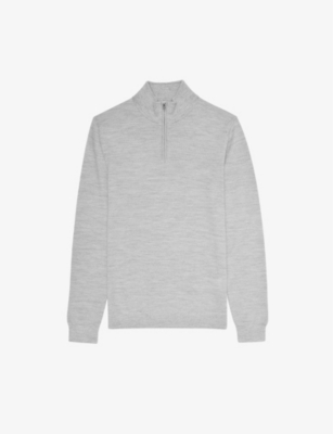 Reiss Blackhall In Soft Grey Mouli