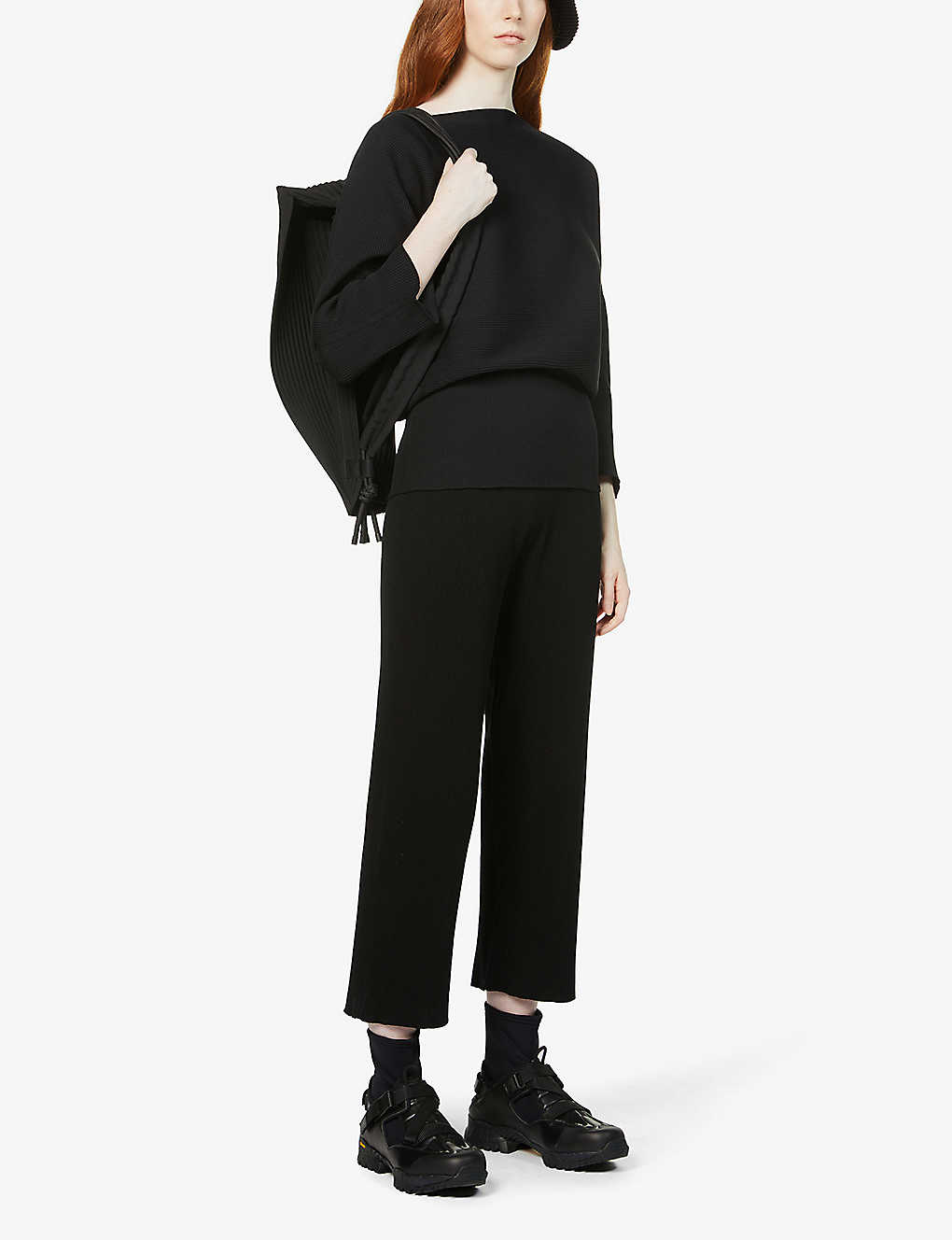 CFCL - Ribbed relaxed-fit wide-leg knitted trousers | Selfridges.com