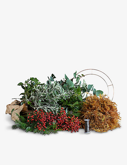 THE REAL FLOWER COMPANY: DIY wreath-making kit
