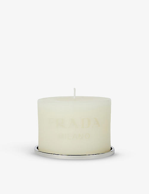 PRADA: Brand-debossed paraffin wax candle