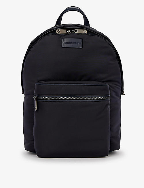 ERMENEGILDO ZEGNA: Textured woven backpack