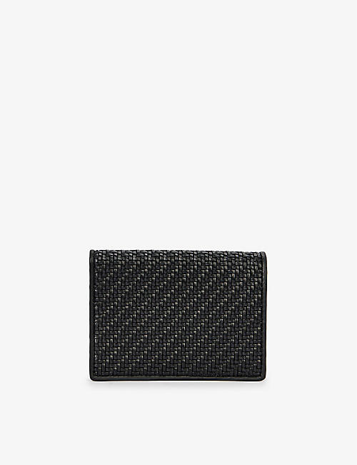 ERMENEGILDO ZEGNA: Textured leather billfold wallet