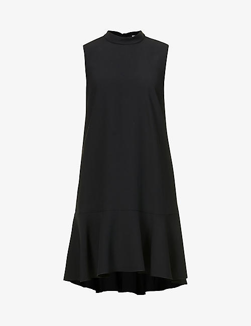 RED VALENTINO: A-line crepe mini dress