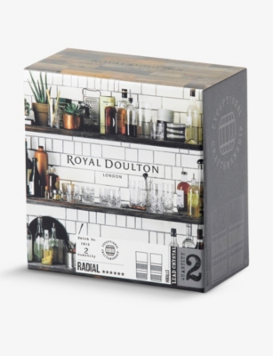 Shop Royal Doulton Radial Crystal Highball Glasses Set Of Two